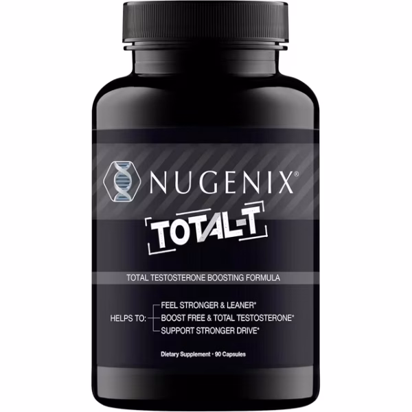 Nugenix Total-T Free and Total Testosterone Booster Supplement for Men, 90 Count