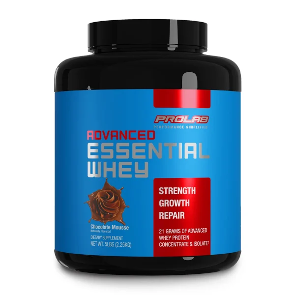 Prolab Nutrition Advanced Essential Whey Protein Powder Supplement - Chocolate Mousse